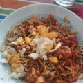 El cooksnap de Laura Martinez Hurtado cuando hizo Espaguetis a la marinera.