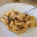 El cooksnap de Mario Rodríguez cuando hizo Pechuga de pollo a la manzana.