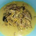 Cooksnap dari Sukamasak ( Linda Karal's) untuk resep 04. Jantung pisang kuah santan
