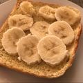 El cooksnap de Maiko Kamata cuando hizo Tostada con plátano.