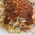 Cooksnap dari mikail's mom untuk resep Tahu tek bumbu pecel