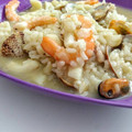 El cooksnap de Carol Salamero cuando hizo Risotto de mar.