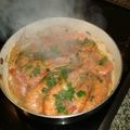 El cooksnap de Christine Rodriguez de Quesada cuando hizo Gambones al ajillo con guindilla.