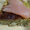 El cooksnap de silvia cuando hizo Pastel de puerros con salmón. Muy fácil y sano.