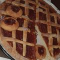 El cooksnap de Yanina Habermehl cuando hizo Pasta frola de membrillo sin manteca.