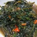Cooksnap dari Remah Roti untuk resep Tumis Kangkung Mentega Terasi Pedas | #MenuBapakArdi