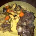 El cooksnap de Romi cuando hizo • Entraña al horno •.
