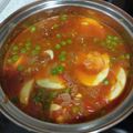 El cooksnap de Talabuki cuando hizo Huevos a la andaluza.