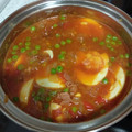 El cooksnap de Talabuki cuando hizo Huevos a la andaluza.