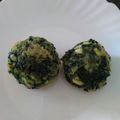 El cooksnap de aromadulce cuando hizo Bolitas de espinacas y queso.