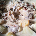 El cooksnap de Carmeta cuando hizo Huevo revueltos con champiñones.