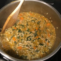 El cooksnap de Javier B cuando hizo Arroz caldoso con espinacas.