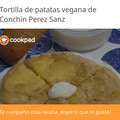 El cooksnap de Conchin Perez Sanz cuando hizo Tortilla de patatas vegana.