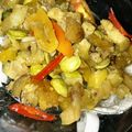 Cooksnap dari shorela garden untuk resep Oseng Pedas Kikil Pete