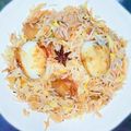 Hadisa Tabassum's cooksnap of when they made Egg Dum Biryani.