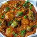 Madhvi Kotecha's cooksnap of when they made ભરેલાં રીંગણા (Bharela Ringan Recipe In Gujarati).