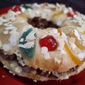 El cooksnap de lacocinarojadecris.blogspot.com cuando hizo Roscón de reyes relleno de turrón de Jijona.