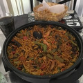 El cooksnap de Nacho Albarrán cuando hizo Fideuá de marisco.