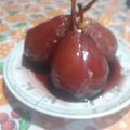 El cooksnap de Maria Fernanda Diaz cuando hizo Peras al vino.