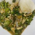 Cookingwithseki 's cooksnap of when they made Samvita with okra soup.