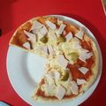 El cooksnap de Araceli Md'm cuando hizo Pizza calabresa a la sartén.