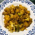 Zobia Sajjad's cooksnap of when they made Aloo gobhi.