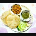 Bina banerjee 's cooksnap of when they made Chhole bhature.