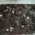 El cooksnap de Alin cuando hizo Brownie de chocolate y galletas oreo.