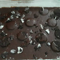 El cooksnap de Alin cuando hizo Brownie de chocolate y galletas oreo.