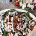 El cooksnap de Sara PA cuando hizo Ensalada César.