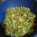 El cooksnap de Guadalupe Nuño Ramirez cuando hizo Ejotes con huevo a la Sonorense.
