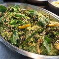 ChefGoulding@EdmundsWSC's cooksnap of when they made Chargrilled summer vegetable risotto with lemon and herb chicken.