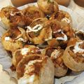 Hayat Akber Khan's cooksnap of when they made Gol Gappy / Pani puri.