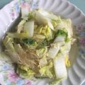 รูป Cooksnap ของ Gewarin Muangmala เมื่อเขาทำ ผักกาดขาวผัดวุ้นเส้น(เจ)