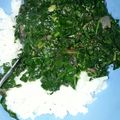 PurityK's cooksnap of when they made All green kales and spinach.
