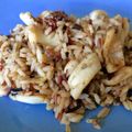 El cooksnap de Irene-Guirao cuando hizo Wok de tres arroces con sepia al ajillo.