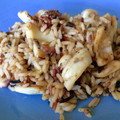 El cooksnap de Irene-Guirao cuando hizo Wok de tres arroces con sepia al ajillo.