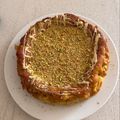 El cooksnap de maricruz cuando hizo Tarta de queso con pistachos.
