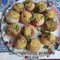 kiran pinjani's cooksnap of when they made Dahi puri.