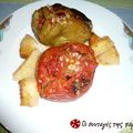 Cooksnap από dcroula στη συνταγή Ντομάτες γεμιστές με πληγούρι