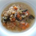 El cooksnap de María Alicia cuando hizo Sopa con quinua.