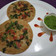Er. Amrita Shrivastava 's cooksnap of when they made Instant bread uttapam with sambhar.