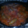 El cooksnap de Karina Lujan cuando hizo Chorizo a la pomarola con puré.