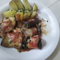El cooksnap de Violeta cuando hizo Rollitos de berenjena rellenos de espinacas.