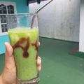 Cooksnap dari novisys untuk resep Jus Alpukat kw (Jus Sawi + Tape singkong)