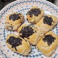 Cooksnap dari nunung untuk resep Bolen pisang cokelat keju utk jualan (takaran sendok)