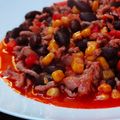 Mónika Gyurászné Cooksnap-ja, amikor elkészítette a(z) Mexikói Chilis bab alappor nélkül GM receptet.