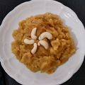 Prajakta Patil's cooksnap of when they made Moong Dal Halwa.
