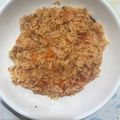 El cooksnap de Paulina Piña cuando hizo Arroz rojo.
