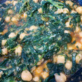 El cooksnap de mireia cuando hizo Espinacas con garbanzos.